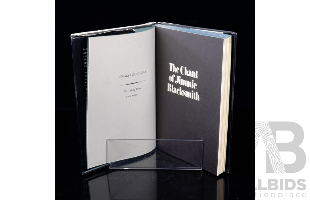 First Edition, the Chant of Jimmy Blacksmith, Thomas Keneally, Viking Press, 1972, Hardcover with Dust Jacket