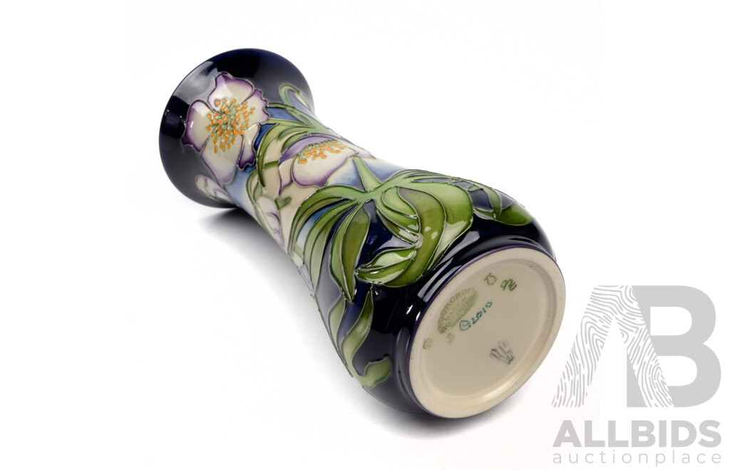 Moorcroft Porcelain Vase in Festive Friends Design by Kerry Goodwin in Original Box