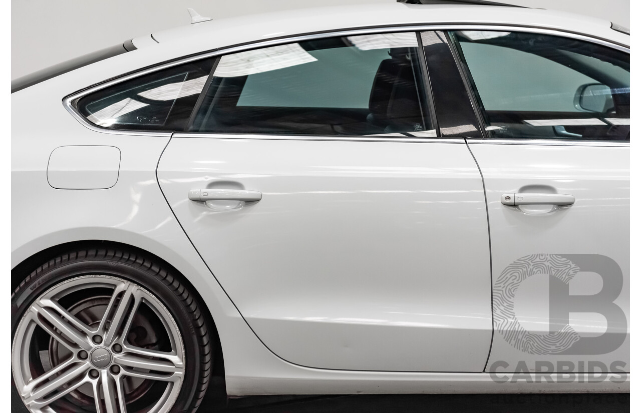 8/2012 Audi A5 Sportback 3.0 TDI Quattro (AWD) 8T MY12 UPGRADE 5d Hatchback White Turbo Diesel V6 3.0L