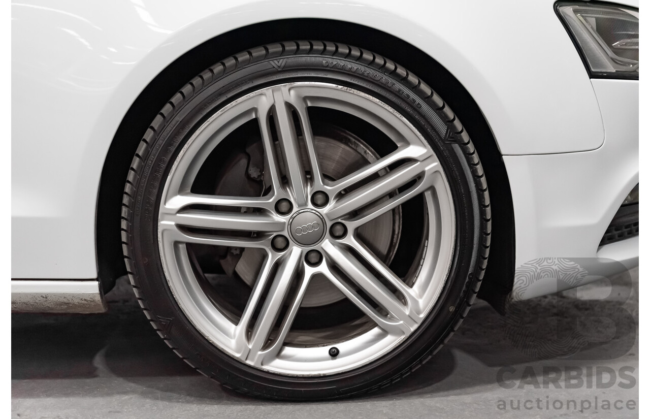8/2012 Audi A5 Sportback 3.0 TDI Quattro (AWD) 8T MY12 UPGRADE 5d Hatchback White Turbo Diesel V6 3.0L