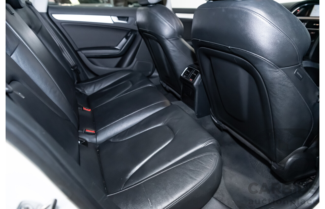 8/2012 Audi A5 Sportback 3.0 TDI Quattro (AWD) 8T MY12 UPGRADE 5d Hatchback White Turbo Diesel V6 3.0L