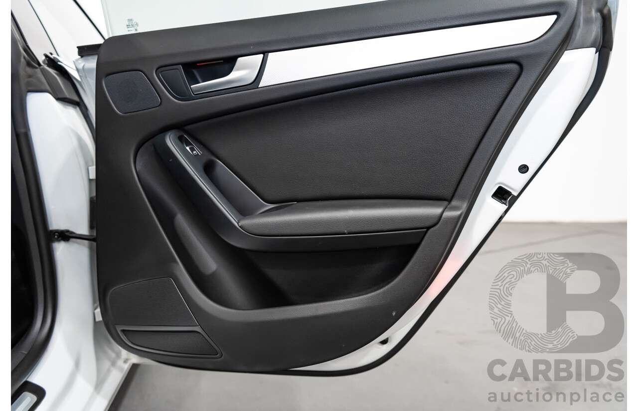 8/2012 Audi A5 Sportback 3.0 TDI Quattro (AWD) 8T MY12 UPGRADE 5d Hatchback White Turbo Diesel V6 3.0L