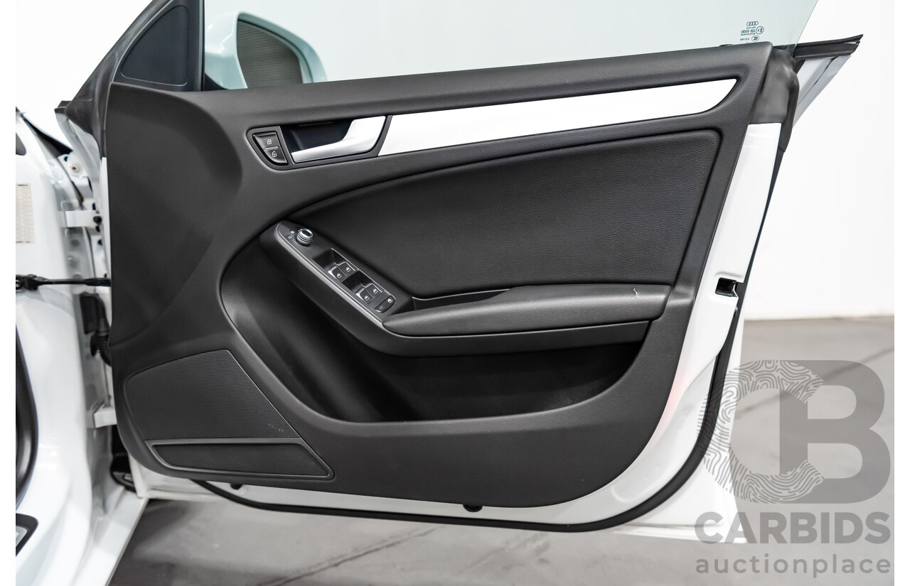 8/2012 Audi A5 Sportback 3.0 TDI Quattro (AWD) 8T MY12 UPGRADE 5d Hatchback White Turbo Diesel V6 3.0L