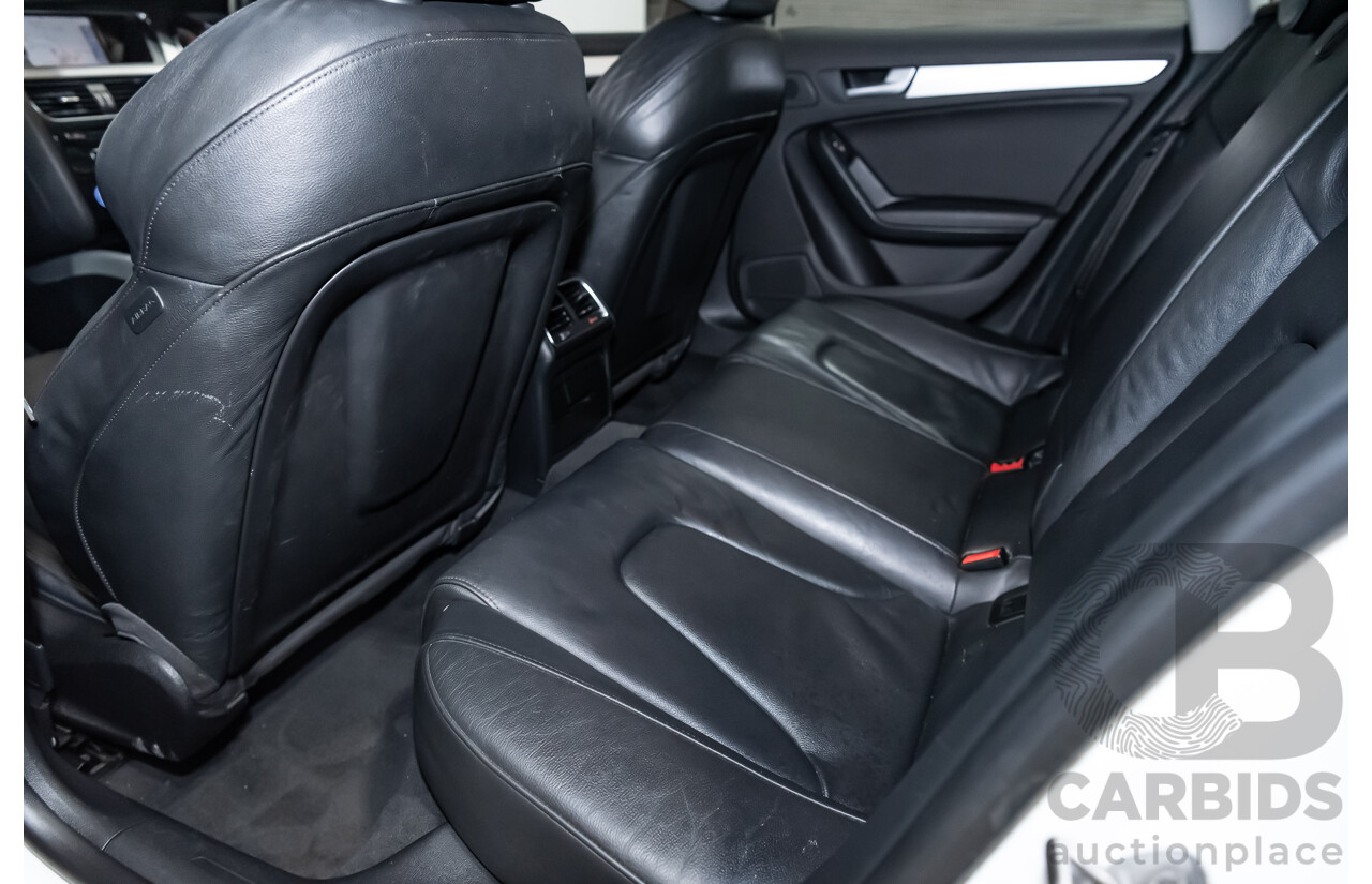 8/2012 Audi A5 Sportback 3.0 TDI Quattro (AWD) 8T MY12 UPGRADE 5d Hatchback White Turbo Diesel V6 3.0L