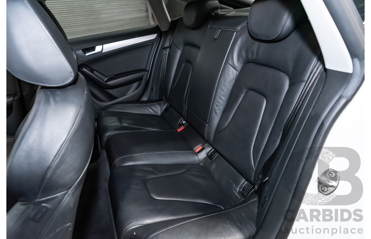 8/2012 Audi A5 Sportback 3.0 TDI Quattro (AWD) 8T MY12 UPGRADE 5d Hatchback White Turbo Diesel V6 3.0L