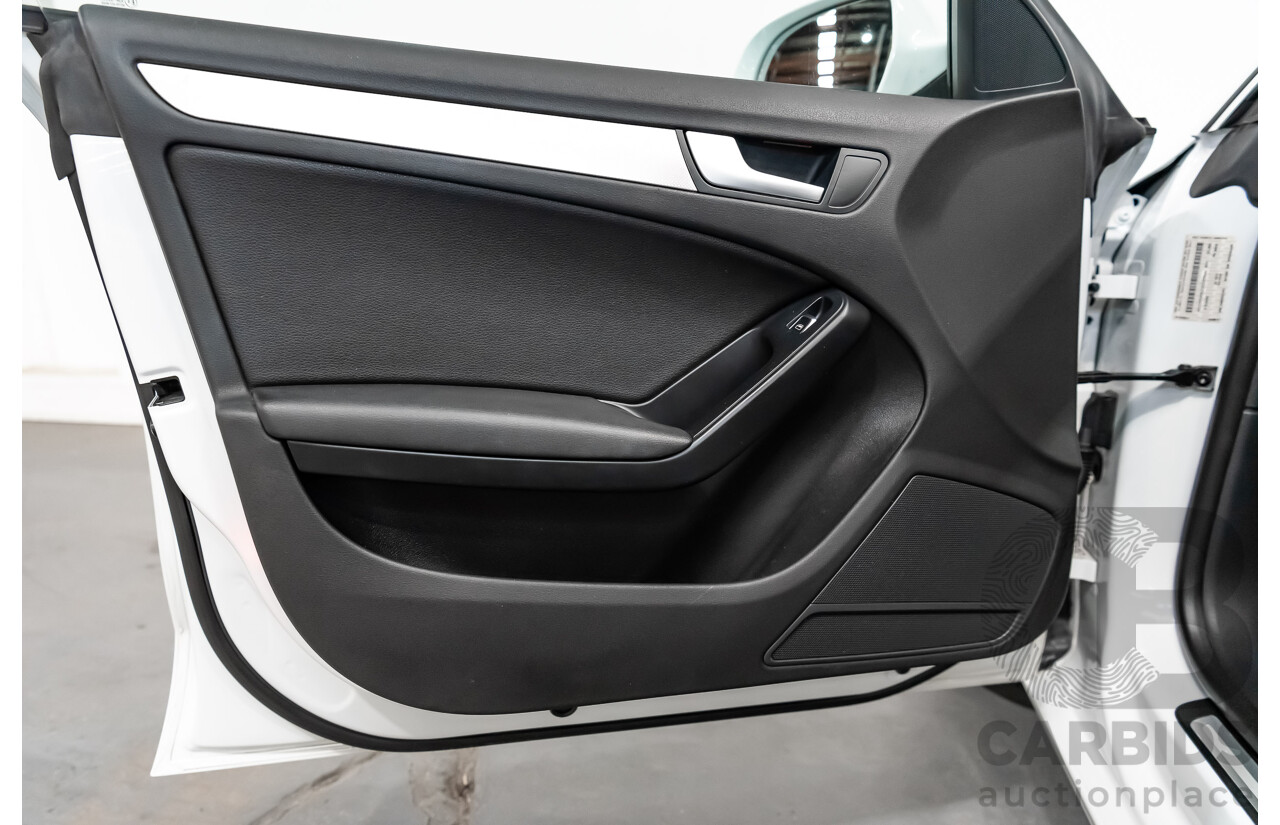 8/2012 Audi A5 Sportback 3.0 TDI Quattro (AWD) 8T MY12 UPGRADE 5d Hatchback White Turbo Diesel V6 3.0L