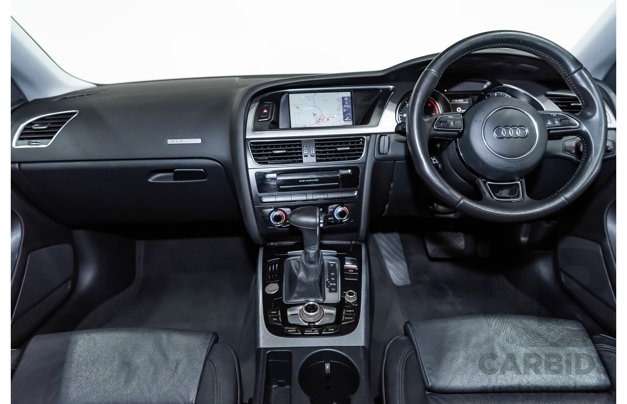 8/2012 Audi A5 Sportback 3.0 TDI Quattro (AWD) 8T MY12 UPGRADE 5d Hatchback White Turbo Diesel V6 3.0L