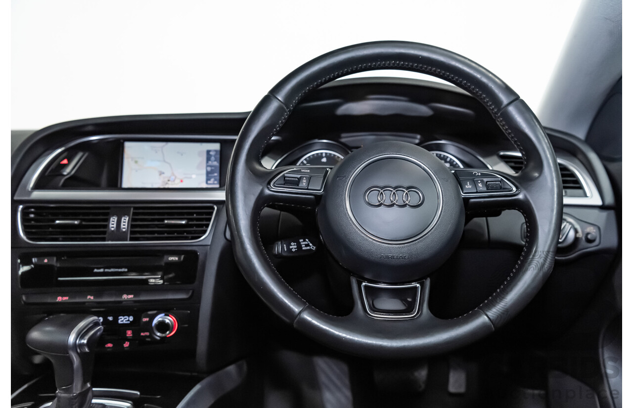 8/2012 Audi A5 Sportback 3.0 TDI Quattro (AWD) 8T MY12 UPGRADE 5d Hatchback White Turbo Diesel V6 3.0L