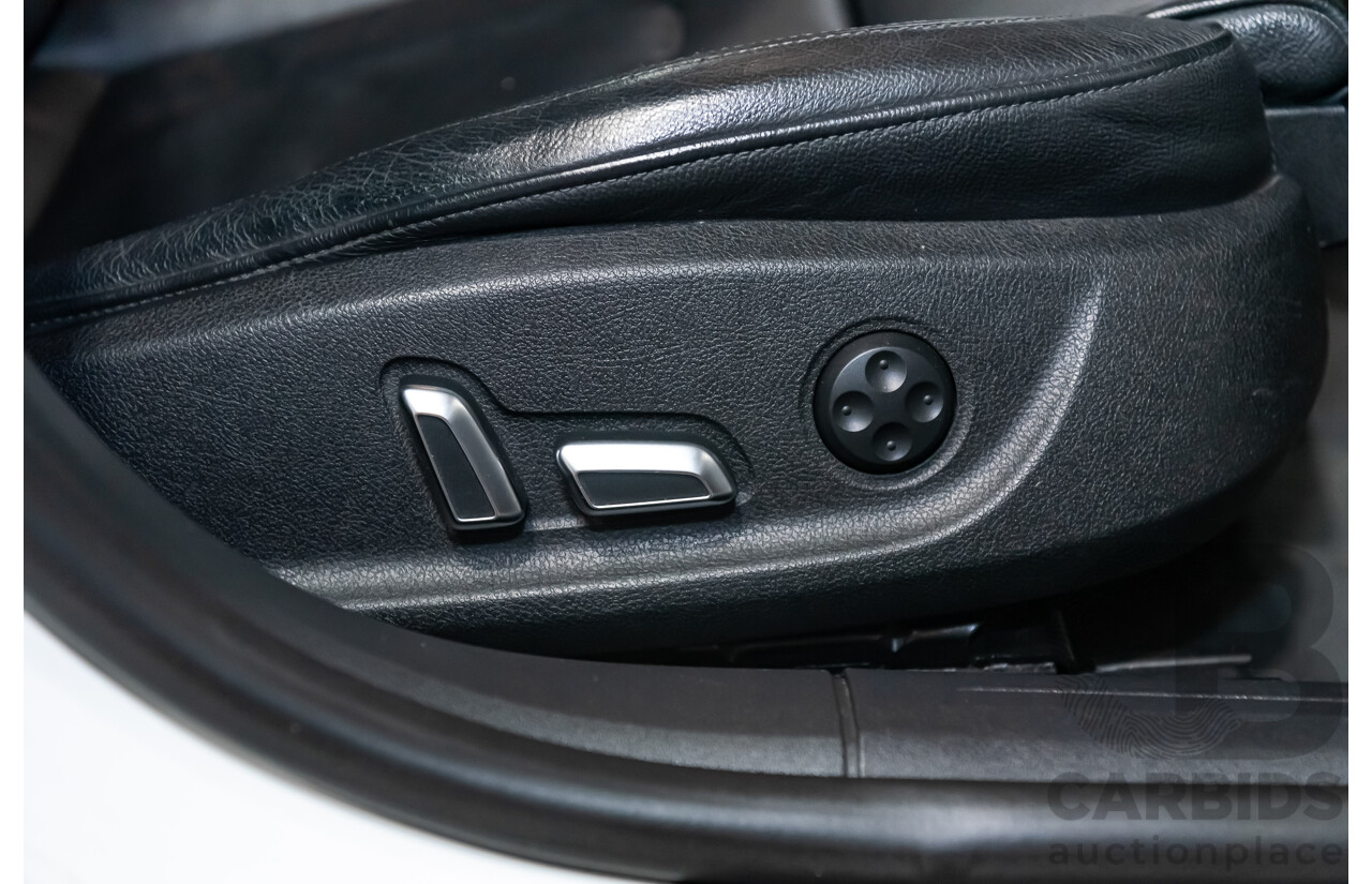 8/2012 Audi A5 Sportback 3.0 TDI Quattro (AWD) 8T MY12 UPGRADE 5d Hatchback White Turbo Diesel V6 3.0L