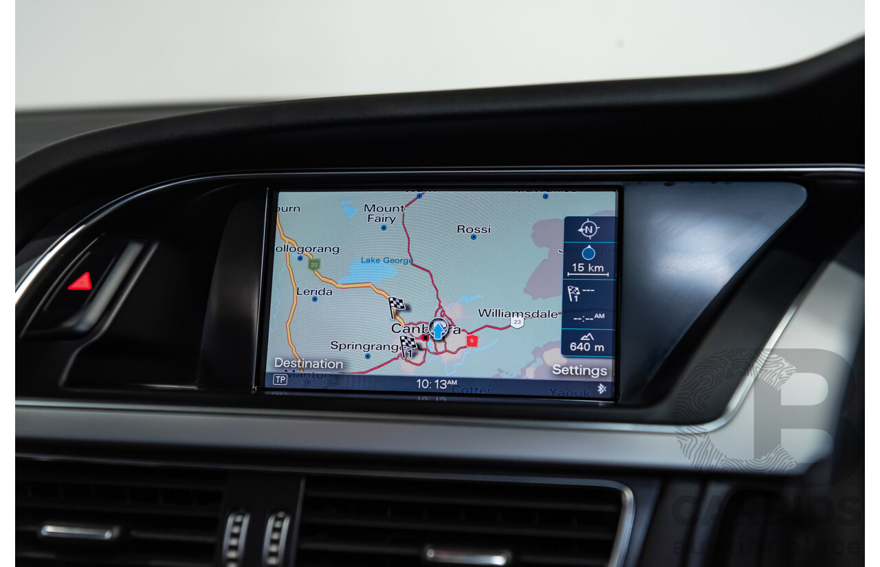 8/2012 Audi A5 Sportback 3.0 TDI Quattro (AWD) 8T MY12 UPGRADE 5d Hatchback White Turbo Diesel V6 3.0L