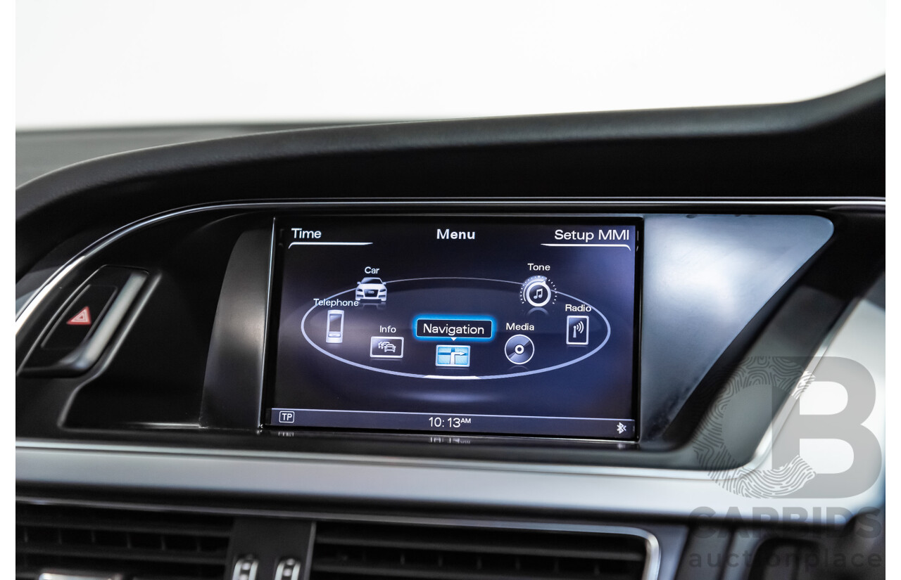 8/2012 Audi A5 Sportback 3.0 TDI Quattro (AWD) 8T MY12 UPGRADE 5d Hatchback White Turbo Diesel V6 3.0L