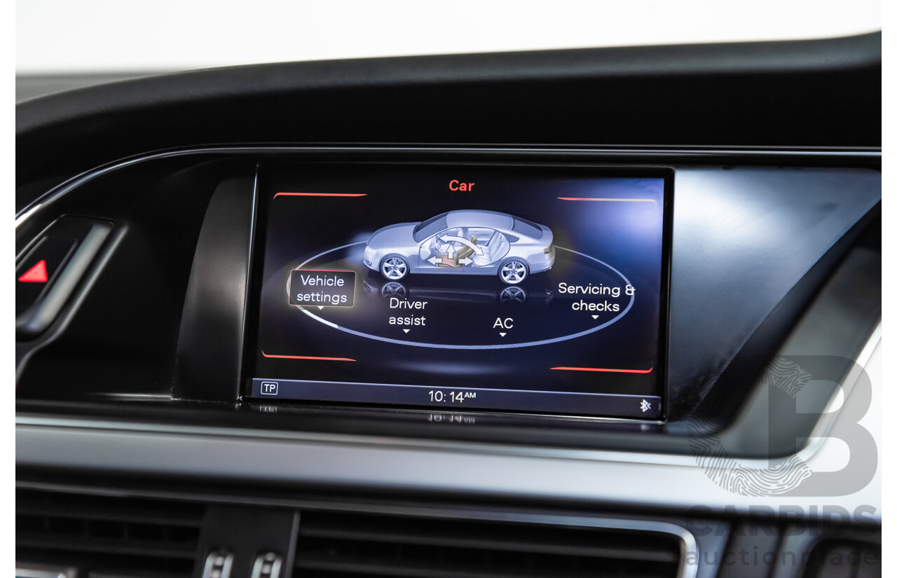 8/2012 Audi A5 Sportback 3.0 TDI Quattro (AWD) 8T MY12 UPGRADE 5d Hatchback White Turbo Diesel V6 3.0L