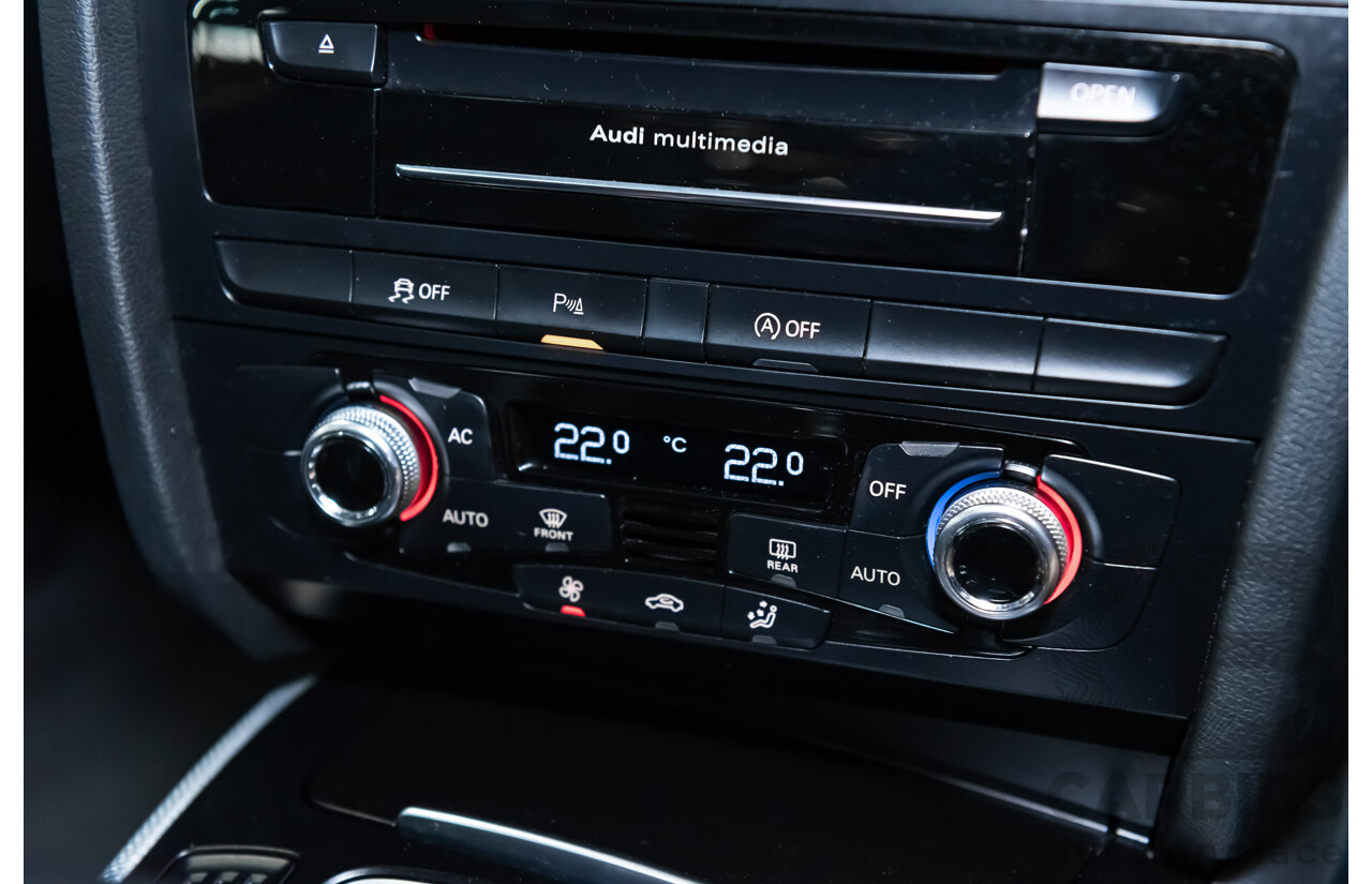 8/2012 Audi A5 Sportback 3.0 TDI Quattro (AWD) 8T MY12 UPGRADE 5d Hatchback White Turbo Diesel V6 3.0L