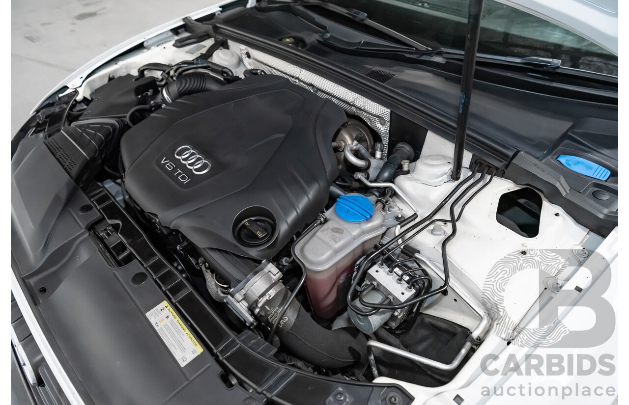 8/2012 Audi A5 Sportback 3.0 TDI Quattro (AWD) 8T MY12 UPGRADE 5d Hatchback White Turbo Diesel V6 3.0L