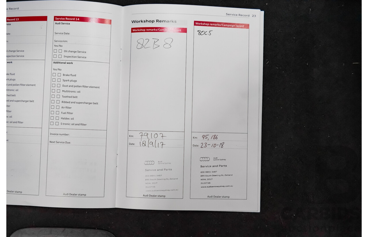 8/2012 Audi A5 Sportback 3.0 TDI Quattro (AWD) 8T MY12 UPGRADE 5d Hatchback White Turbo Diesel V6 3.0L