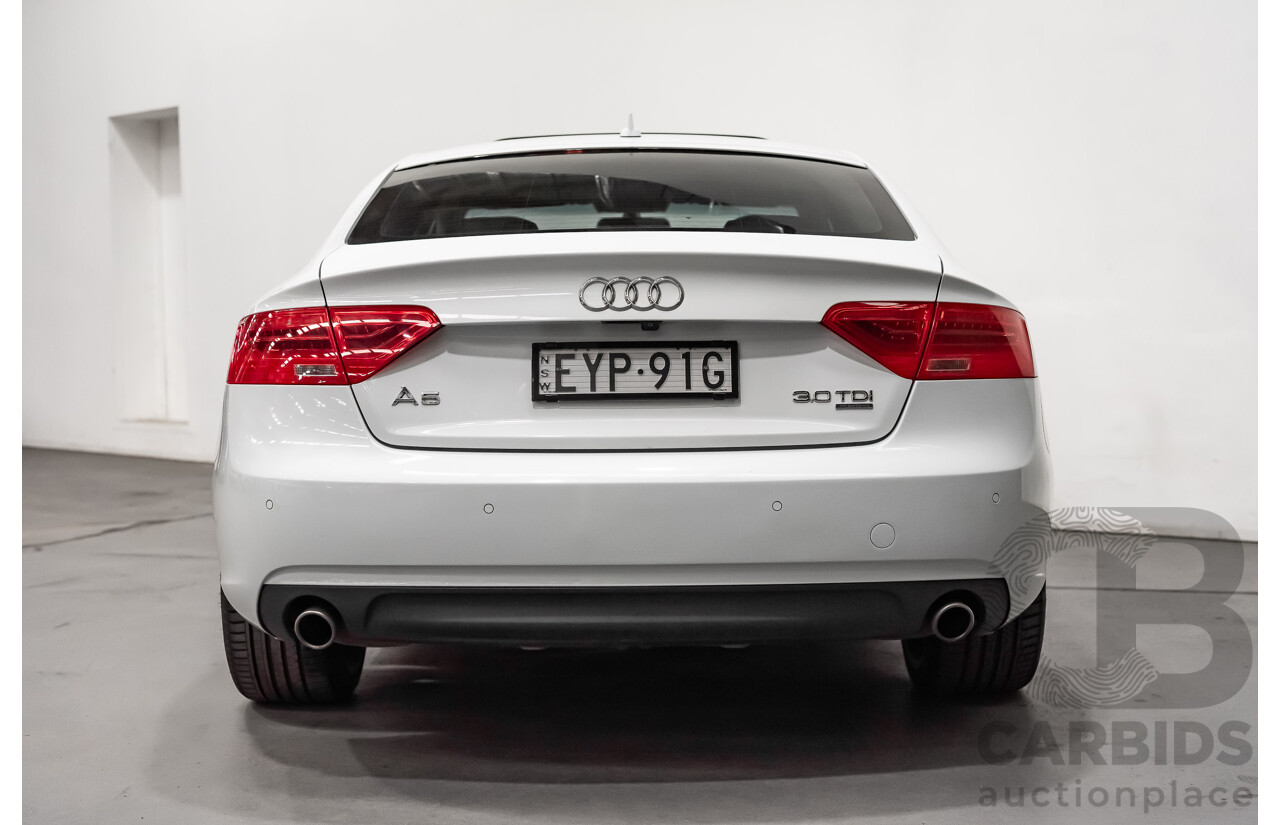 8/2012 Audi A5 Sportback 3.0 TDI Quattro (AWD) 8T MY12 UPGRADE 5d Hatchback White Turbo Diesel V6 3.0L