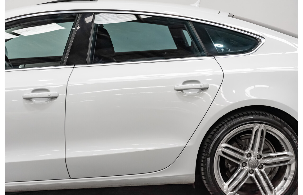 8/2012 Audi A5 Sportback 3.0 TDI Quattro (AWD) 8T MY12 UPGRADE 5d Hatchback White Turbo Diesel V6 3.0L
