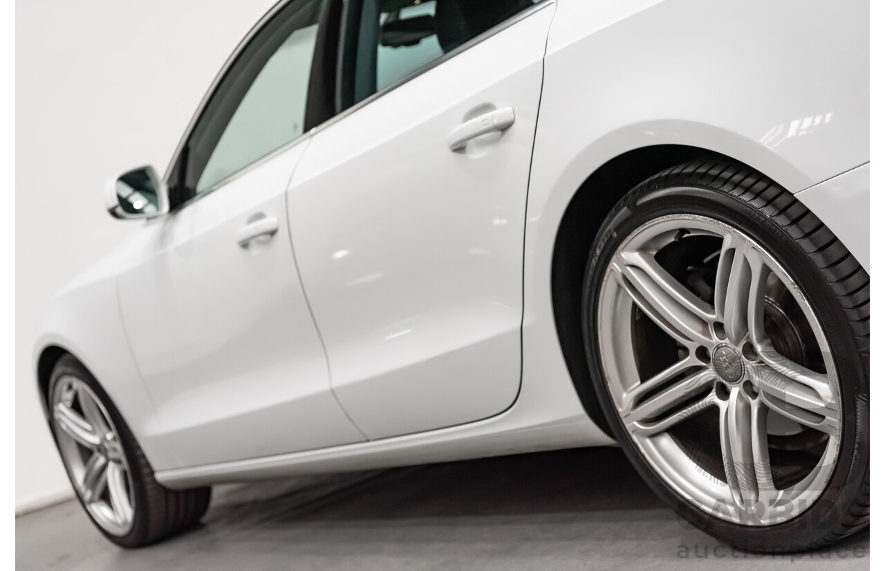 8/2012 Audi A5 Sportback 3.0 TDI Quattro (AWD) 8T MY12 UPGRADE 5d Hatchback White Turbo Diesel V6 3.0L