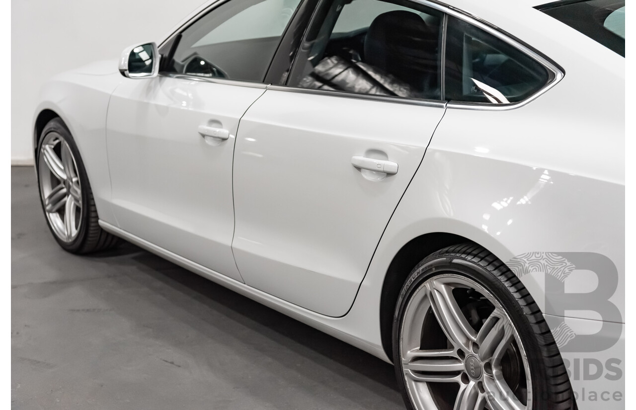 8/2012 Audi A5 Sportback 3.0 TDI Quattro (AWD) 8T MY12 UPGRADE 5d Hatchback White Turbo Diesel V6 3.0L