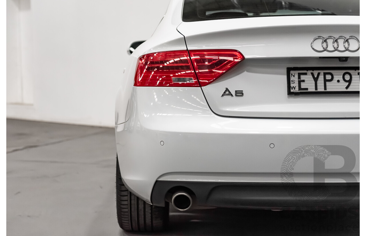8/2012 Audi A5 Sportback 3.0 TDI Quattro (AWD) 8T MY12 UPGRADE 5d Hatchback White Turbo Diesel V6 3.0L