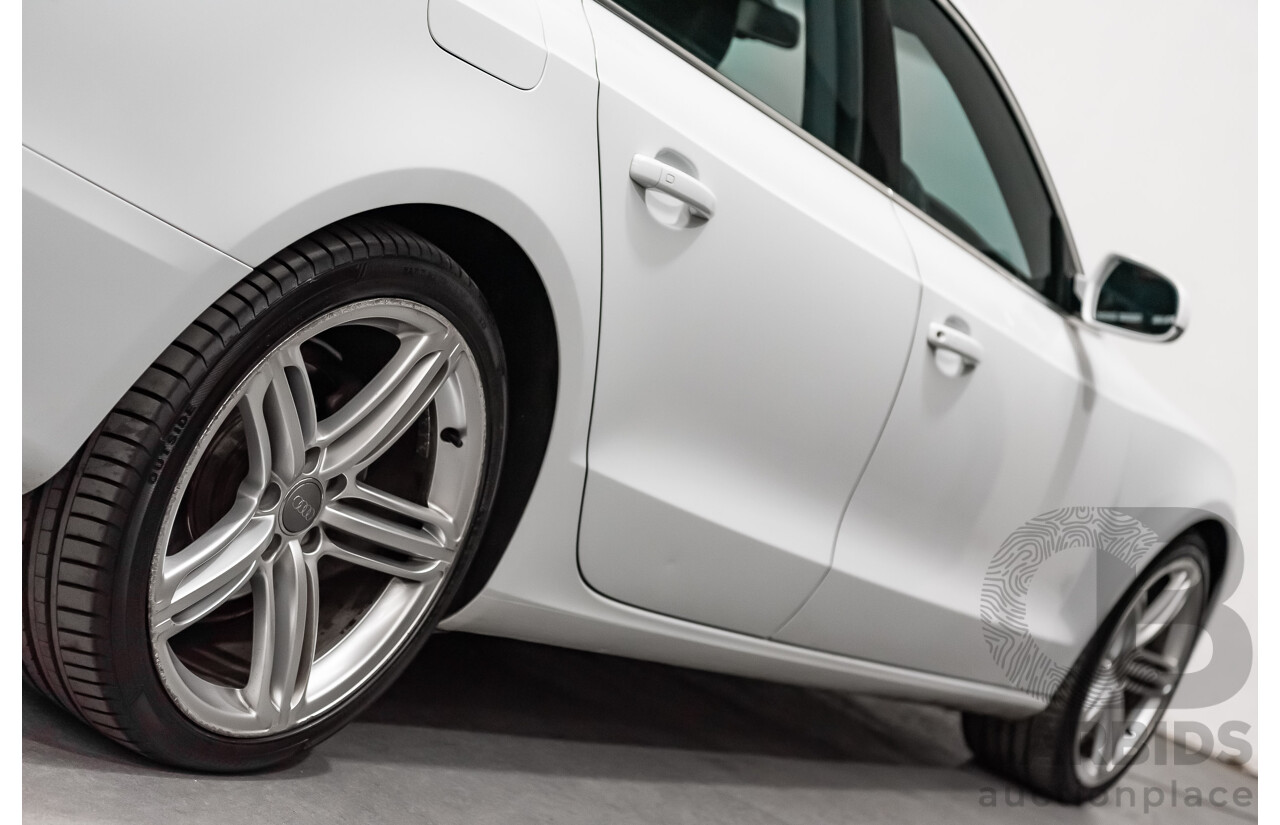 8/2012 Audi A5 Sportback 3.0 TDI Quattro (AWD) 8T MY12 UPGRADE 5d Hatchback White Turbo Diesel V6 3.0L
