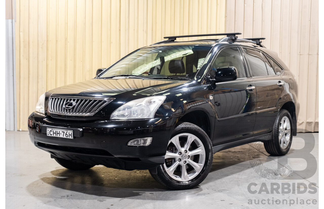 5/2008 Lexus Rx350 Sports Luxury GSU35R 07 UPGRADE 4d Wagon Black 3.5L