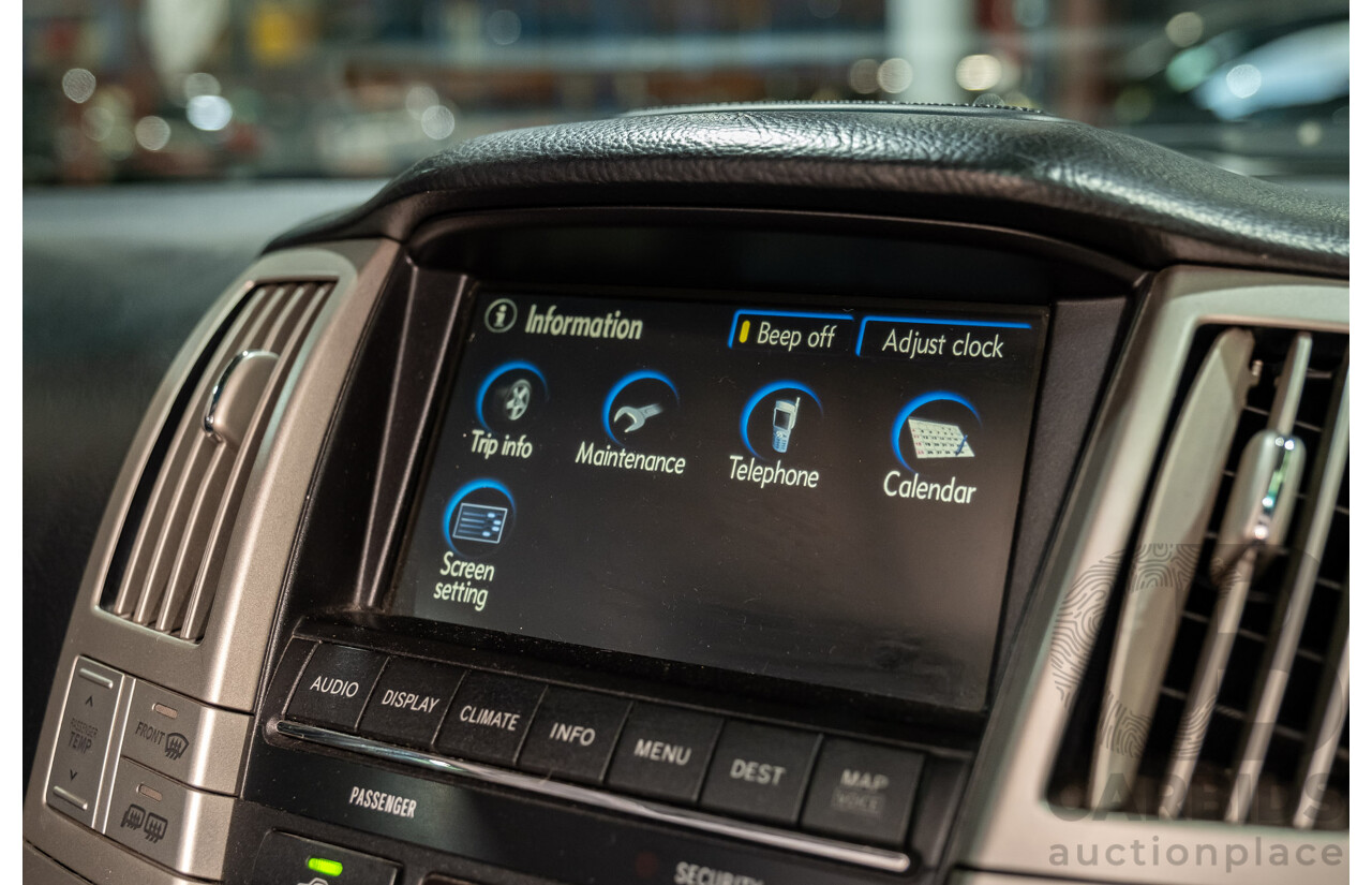 5/2008 Lexus Rx350 Sports Luxury GSU35R 07 UPGRADE 4d Wagon Black 3.5L