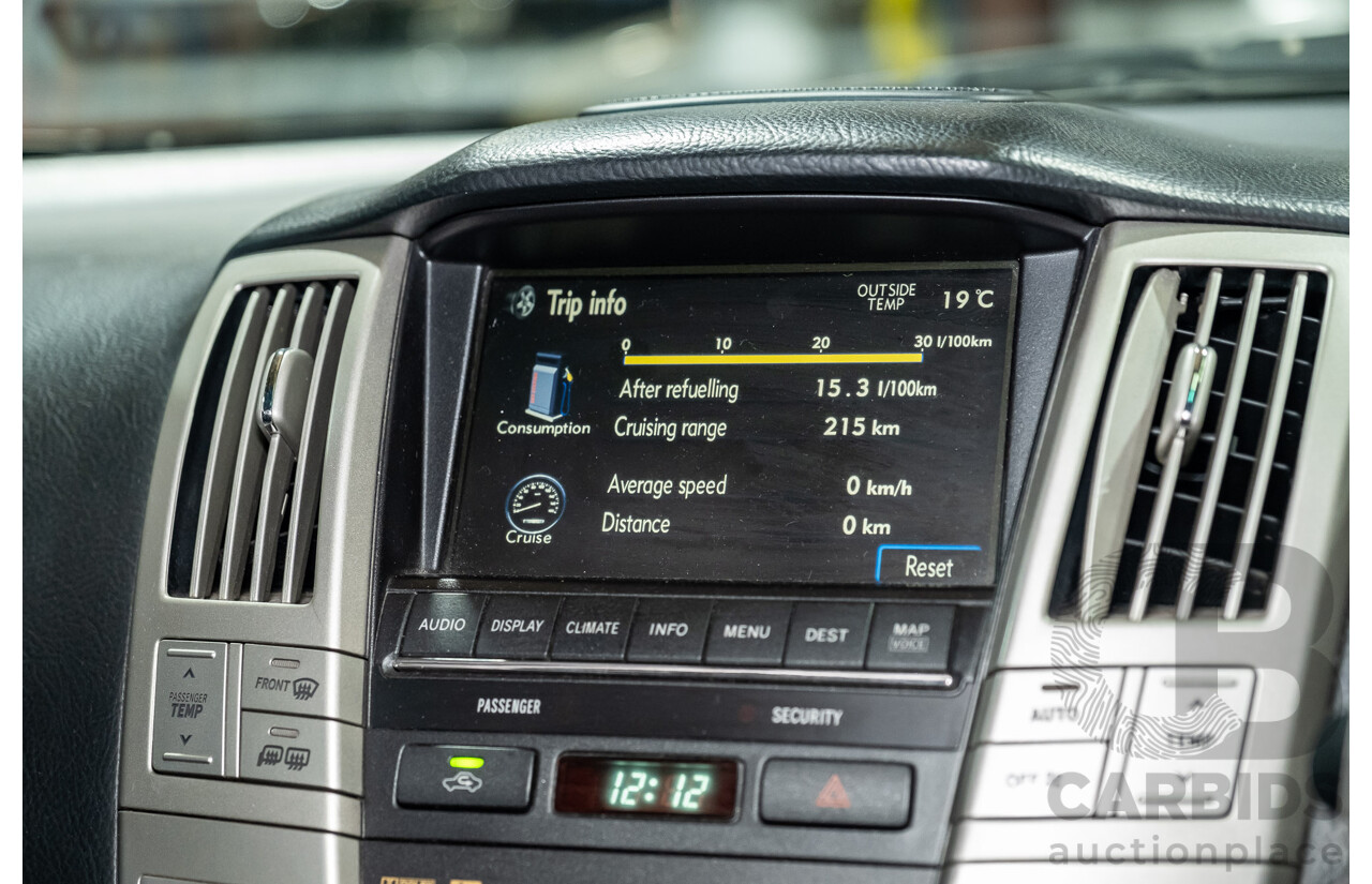 5/2008 Lexus Rx350 Sports Luxury GSU35R 07 UPGRADE 4d Wagon Black 3.5L