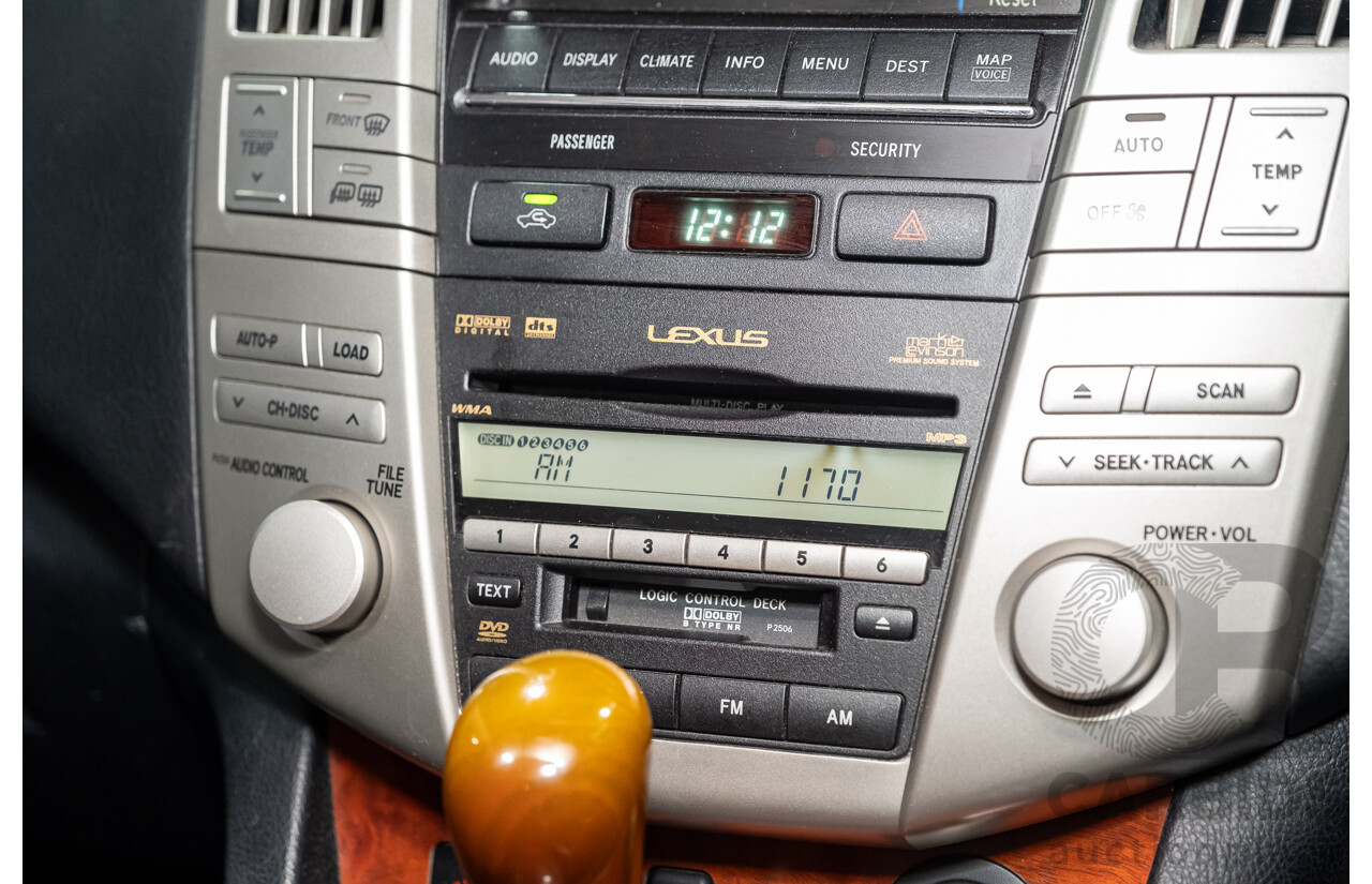 5/2008 Lexus Rx350 Sports Luxury GSU35R 07 UPGRADE 4d Wagon Black 3.5L