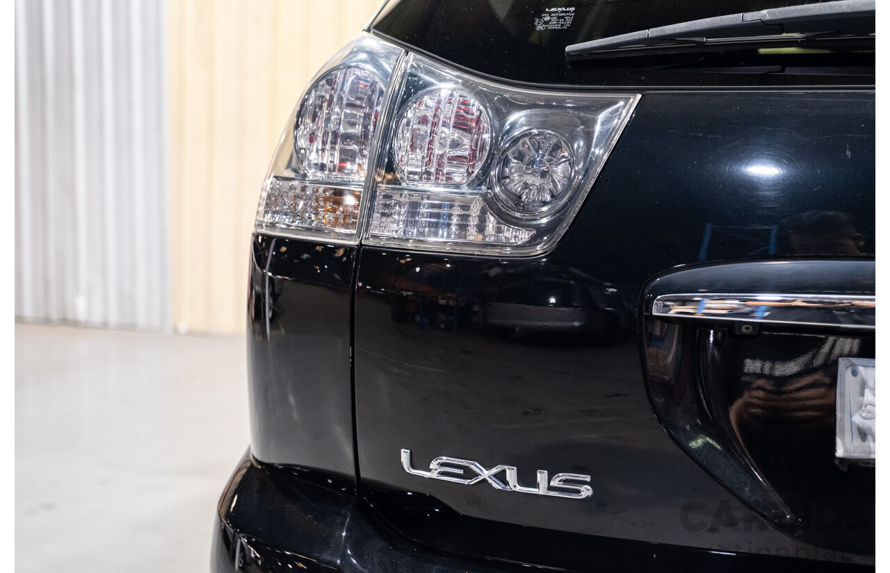 5/2008 Lexus Rx350 Sports Luxury GSU35R 07 UPGRADE 4d Wagon Black 3.5L