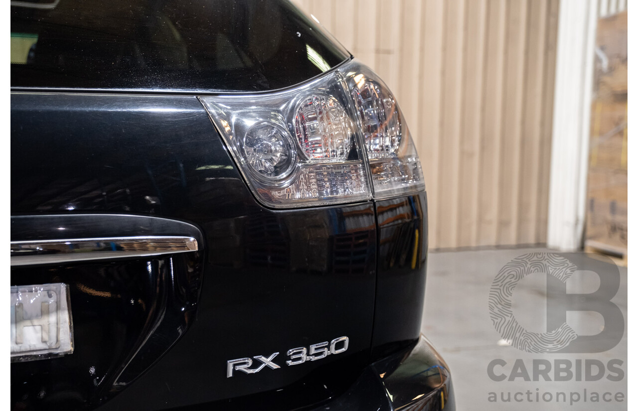 5/2008 Lexus Rx350 Sports Luxury GSU35R 07 UPGRADE 4d Wagon Black 3.5L