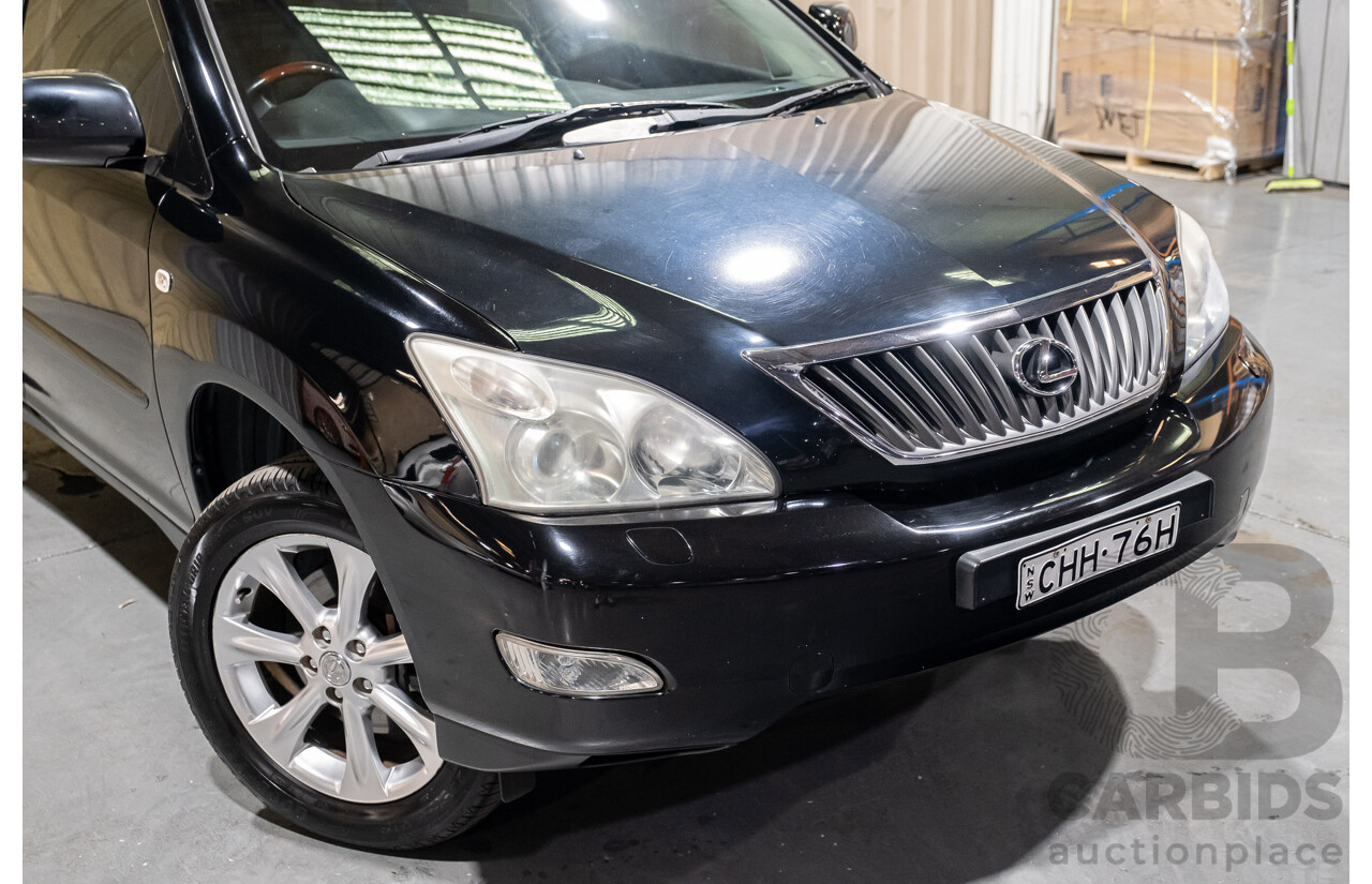 5/2008 Lexus Rx350 Sports Luxury GSU35R 07 UPGRADE 4d Wagon Black 3.5L
