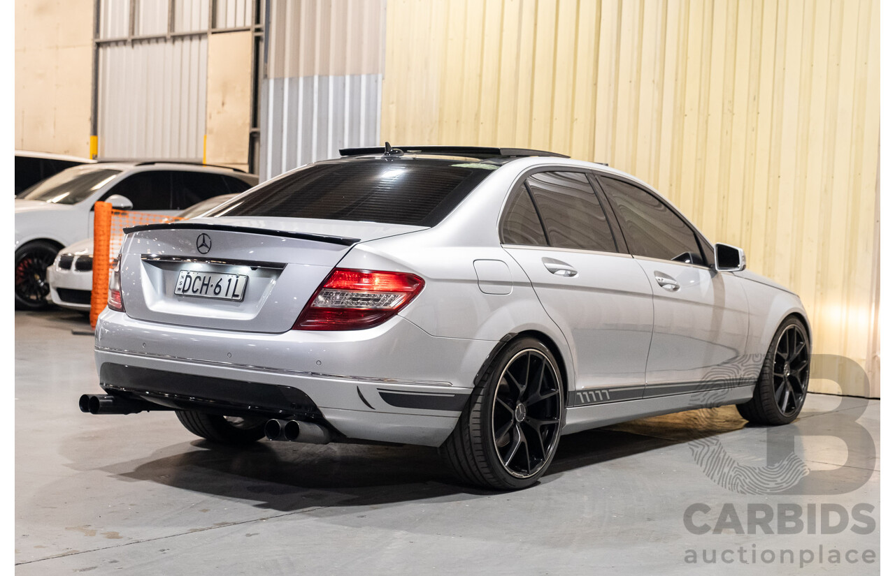6/2010 Mercedes-Benz C250 CGI Avantgarde W204 MY10 4d Sedan Silver Turbo 1.8L