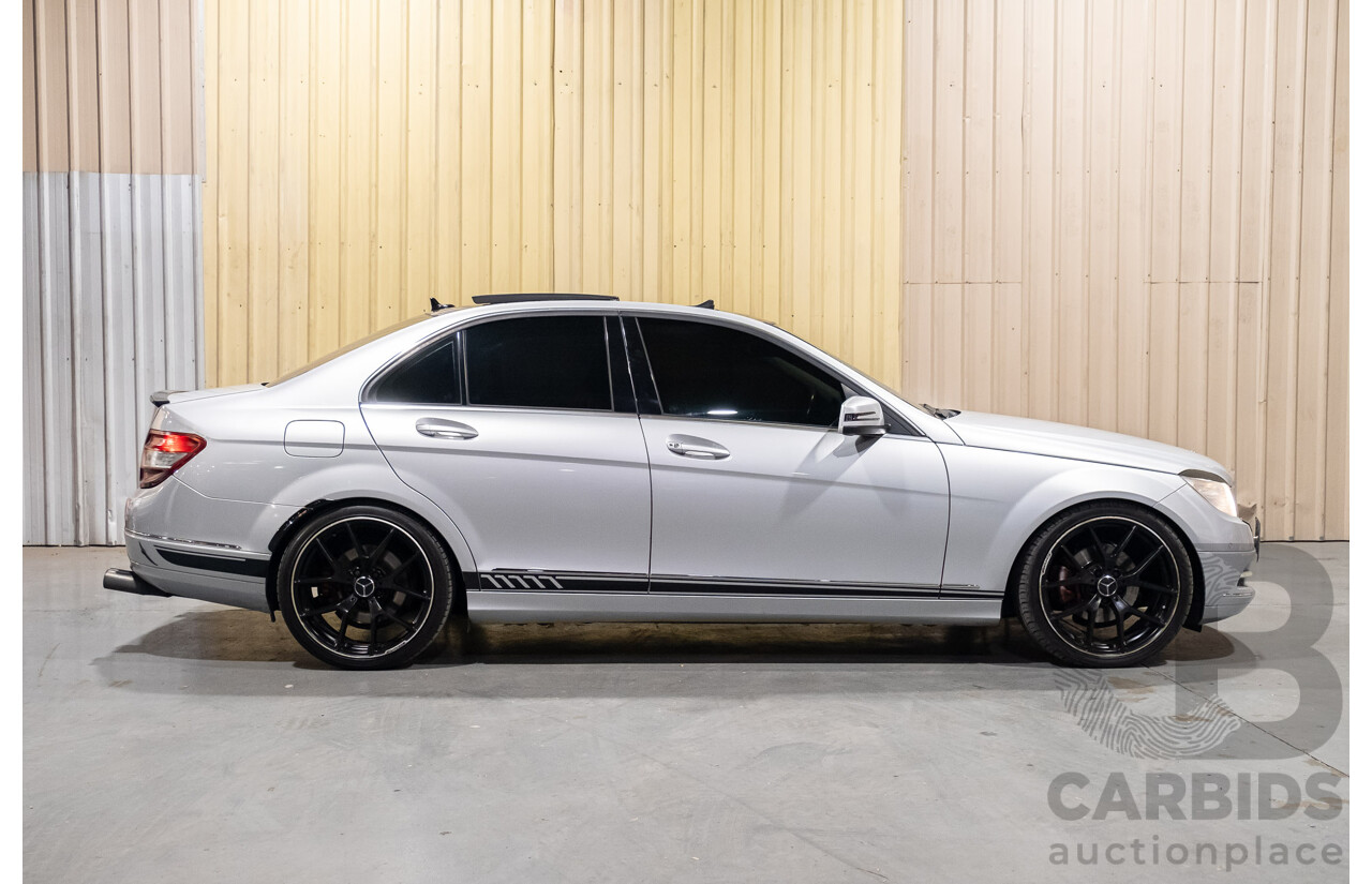 6/2010 Mercedes-Benz C250 CGI Avantgarde W204 MY10 4d Sedan Silver Turbo 1.8L