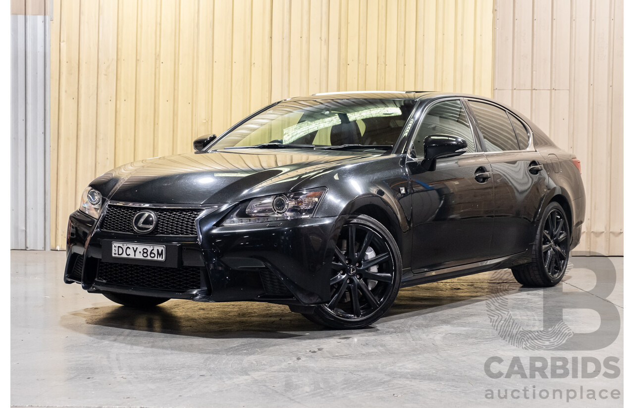3/2015 Lexus GS350 F-Sport GRL10R MY15 4d Sedan Metallic Black V6 3.5L