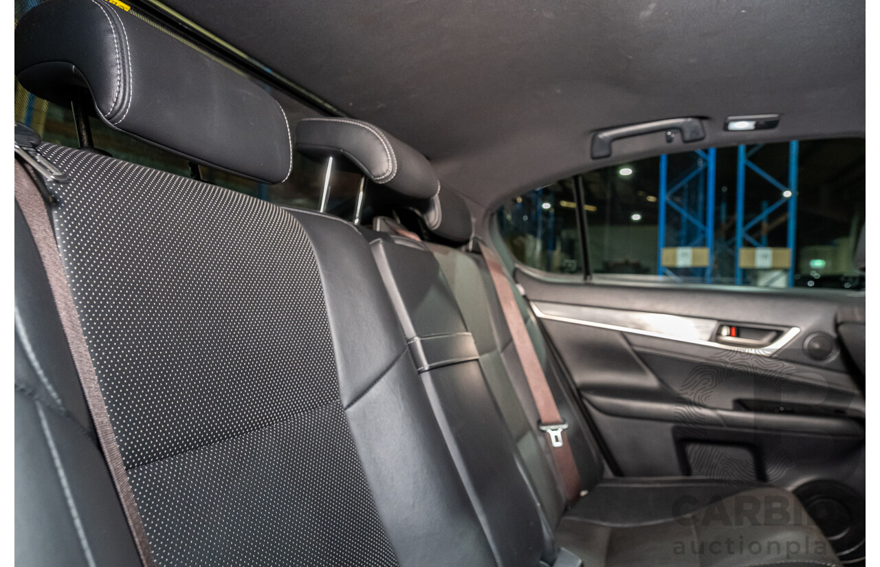 3/2015 Lexus GS350 F-Sport GRL10R MY15 4d Sedan Metallic Black V6 3.5L