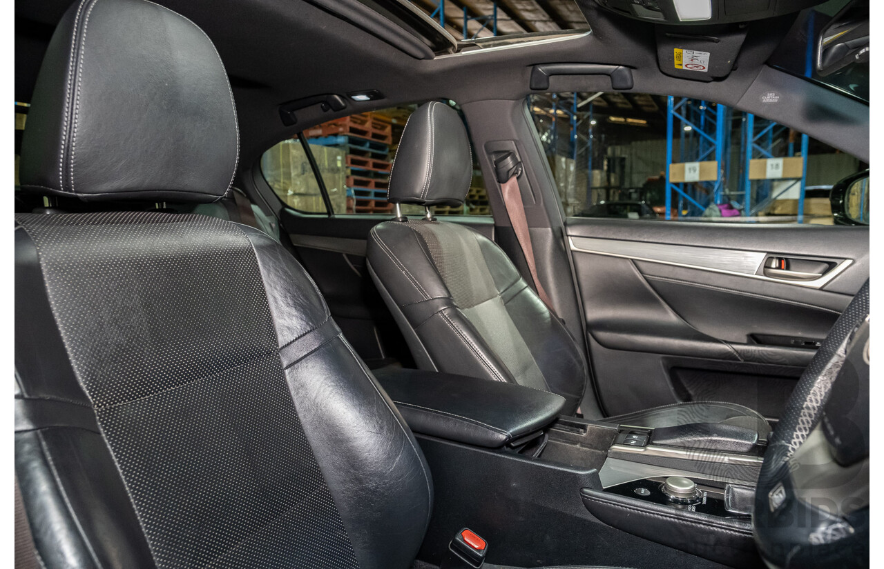 3/2015 Lexus GS350 F-Sport GRL10R MY15 4d Sedan Metallic Black V6 3.5L