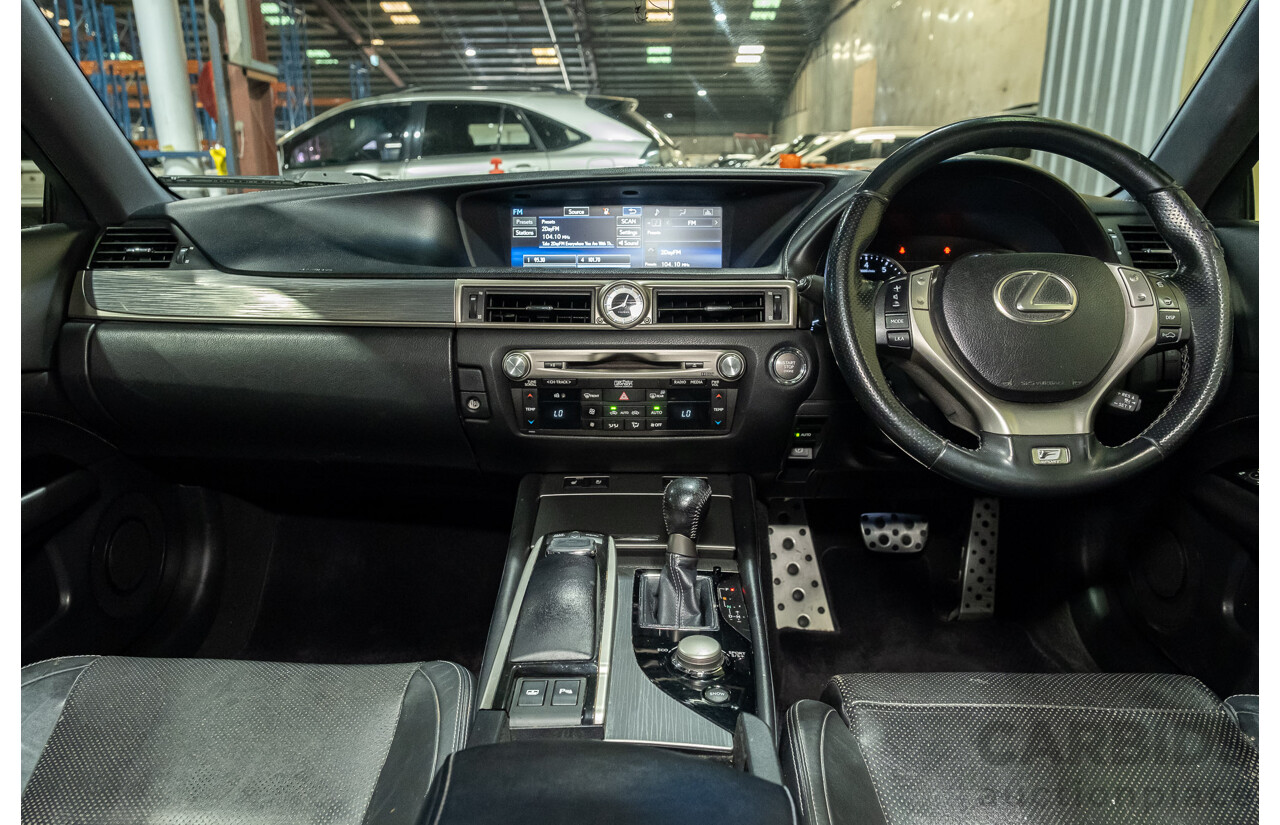 3/2015 Lexus GS350 F-Sport GRL10R MY15 4d Sedan Metallic Black V6 3.5L
