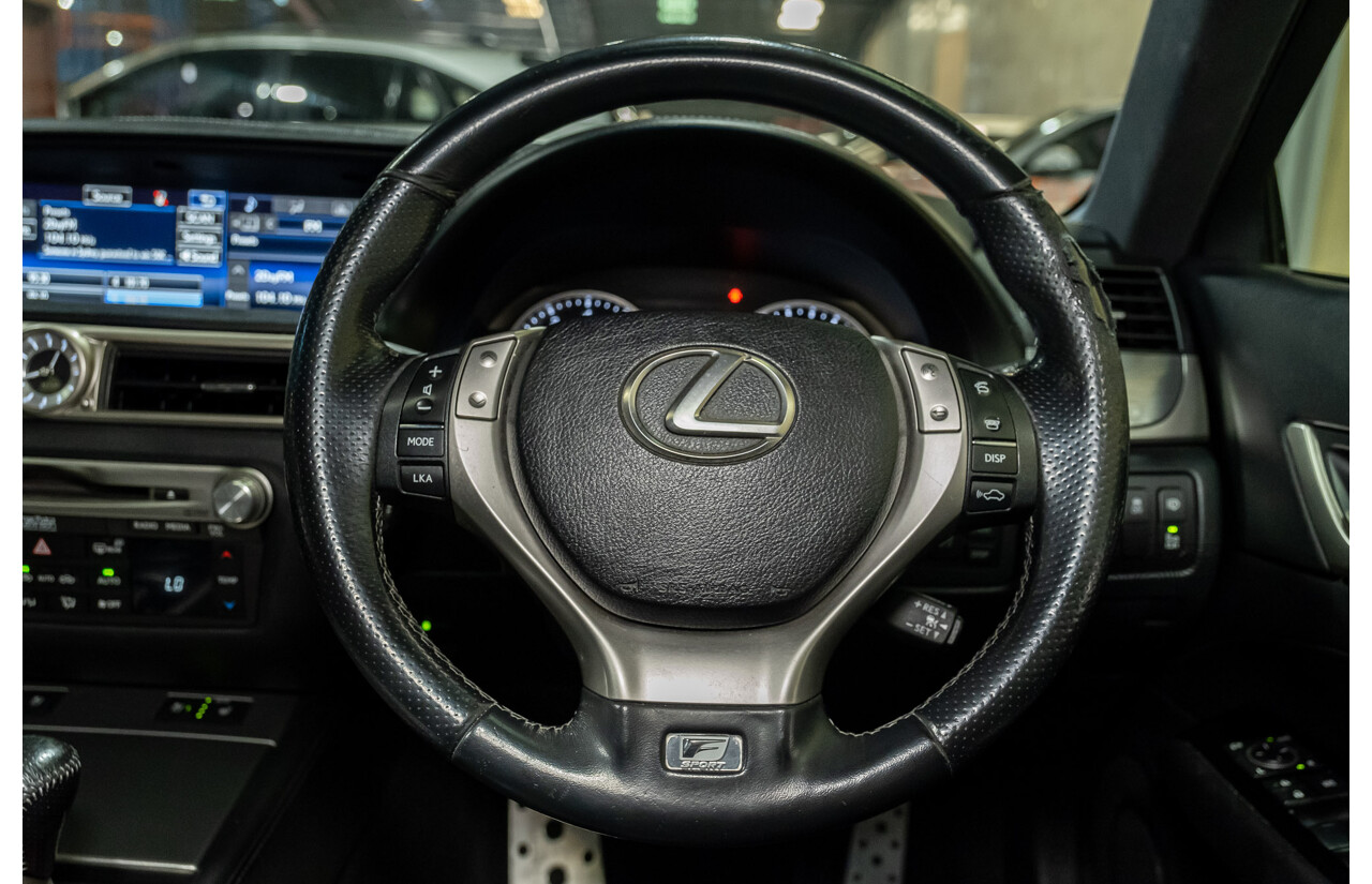 3/2015 Lexus GS350 F-Sport GRL10R MY15 4d Sedan Metallic Black V6 3.5L