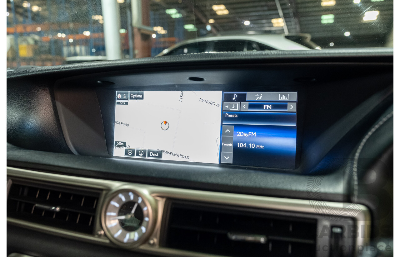 3/2015 Lexus GS350 F-Sport GRL10R MY15 4d Sedan Metallic Black V6 3.5L