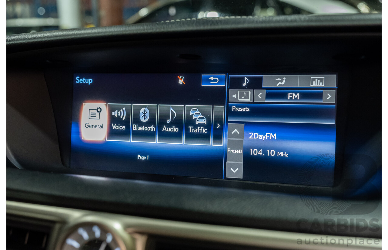 3/2015 Lexus GS350 F-Sport GRL10R MY15 4d Sedan Metallic Black V6 3.5L