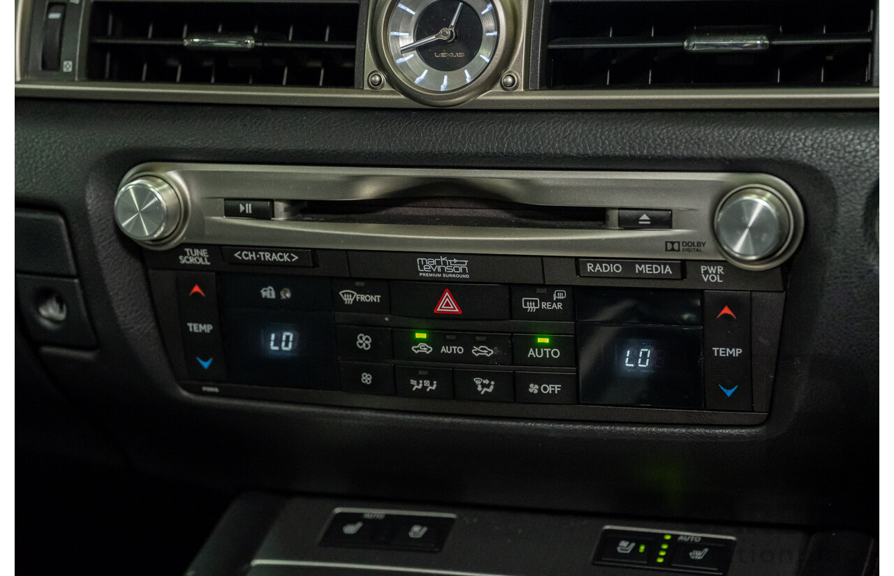 3/2015 Lexus GS350 F-Sport GRL10R MY15 4d Sedan Metallic Black V6 3.5L