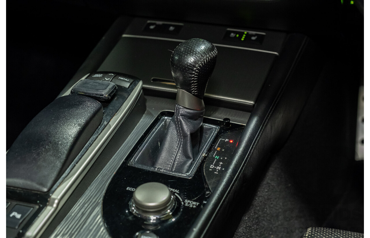 3/2015 Lexus GS350 F-Sport GRL10R MY15 4d Sedan Metallic Black V6 3.5L