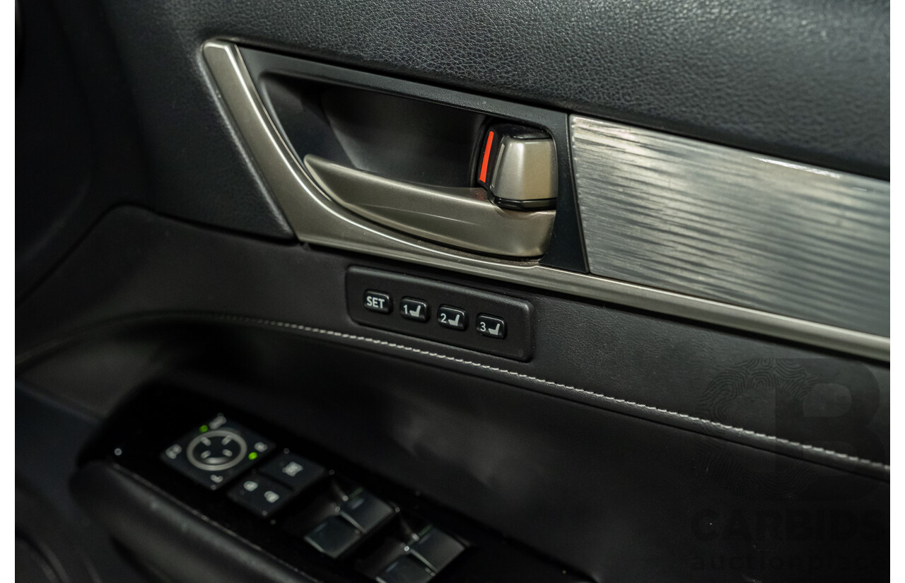 3/2015 Lexus GS350 F-Sport GRL10R MY15 4d Sedan Metallic Black V6 3.5L