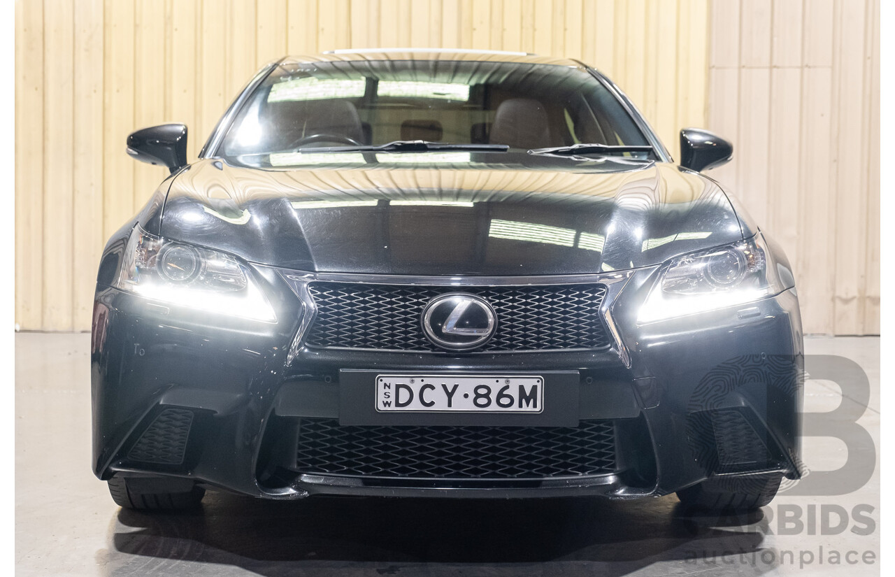 3/2015 Lexus GS350 F-Sport GRL10R MY15 4d Sedan Metallic Black V6 3.5L
