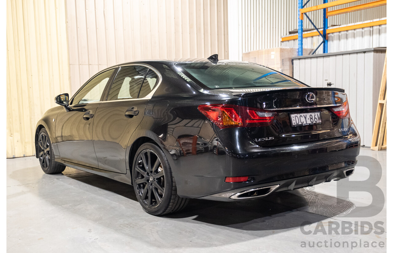 3/2015 Lexus GS350 F-Sport GRL10R MY15 4d Sedan Metallic Black V6 3.5L