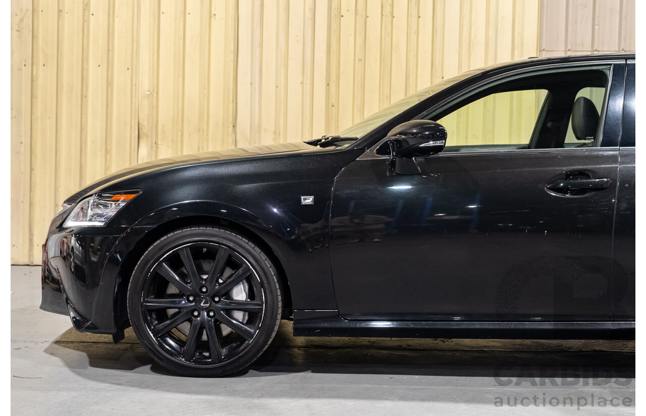 3/2015 Lexus GS350 F-Sport GRL10R MY15 4d Sedan Metallic Black V6 3.5L