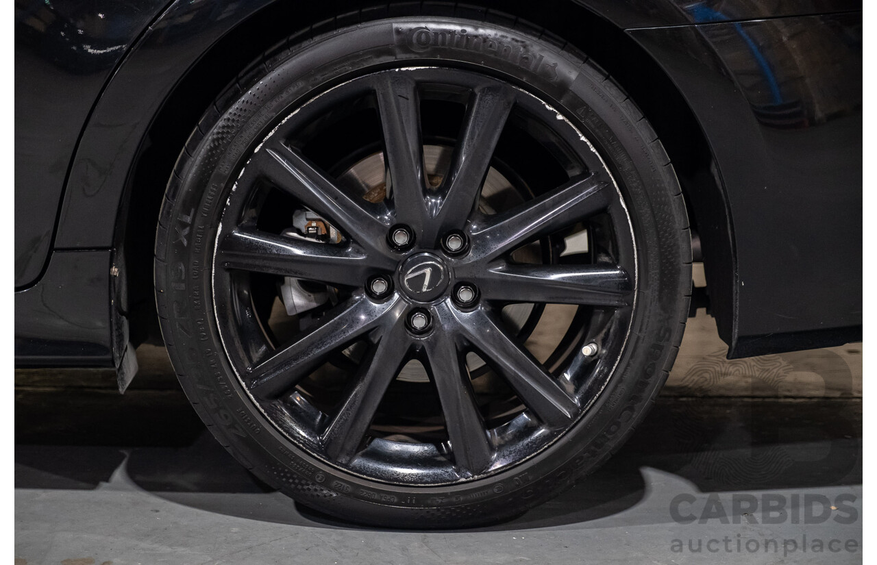 3/2015 Lexus GS350 F-Sport GRL10R MY15 4d Sedan Metallic Black V6 3.5L