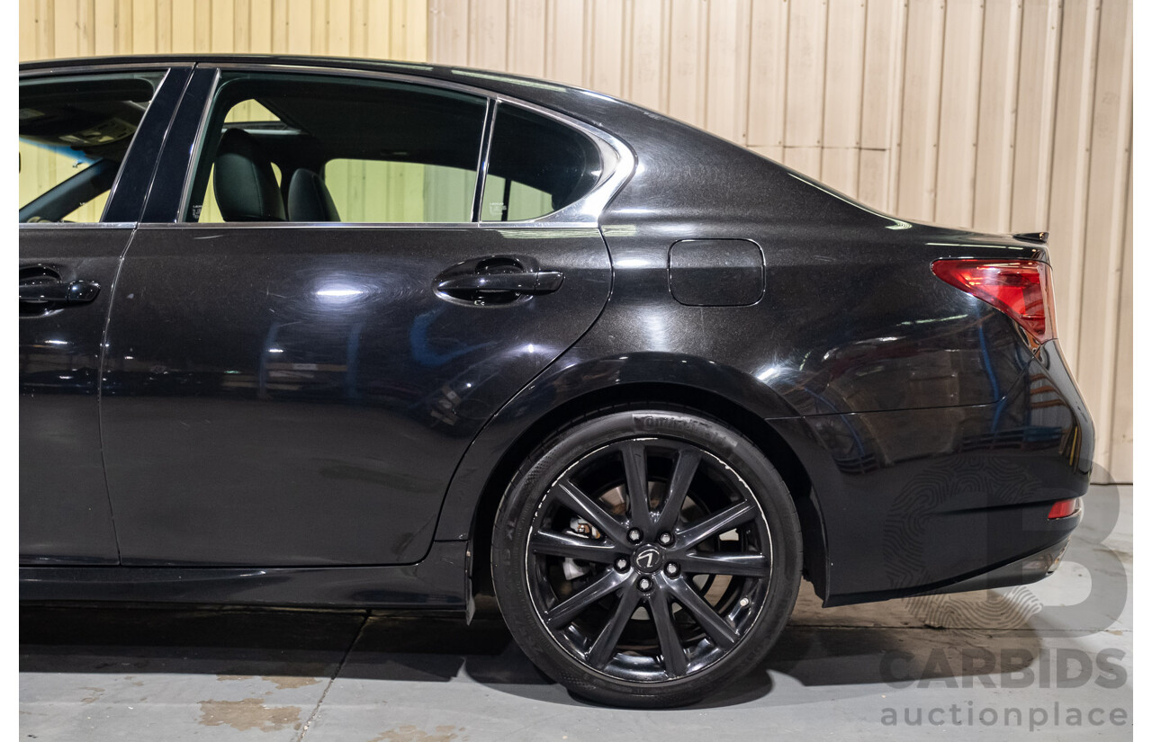 3/2015 Lexus GS350 F-Sport GRL10R MY15 4d Sedan Metallic Black V6 3.5L