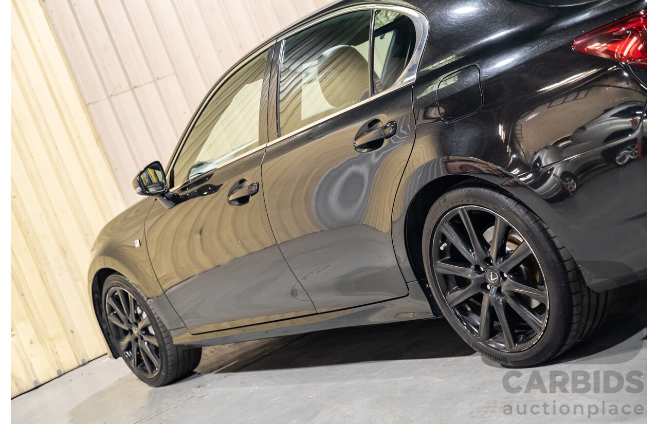 3/2015 Lexus GS350 F-Sport GRL10R MY15 4d Sedan Metallic Black V6 3.5L